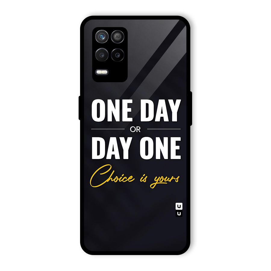 One Day or Day One Glass Back Case for Realme 9 5G