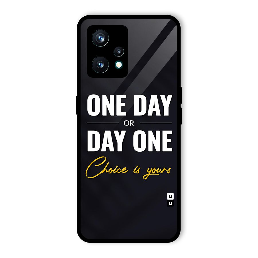 One Day or Day One Glass Back Case for Realme 9 Pro Plus 5G