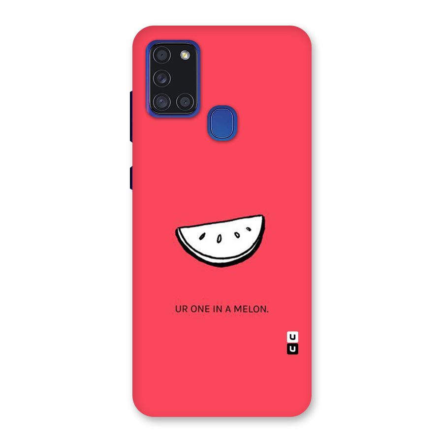 One In Melon Back Case for Galaxy A21s