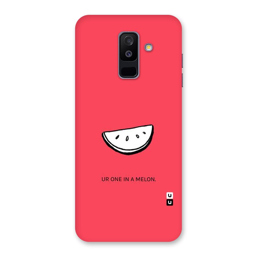 One In Melon Back Case for Galaxy A6 Plus