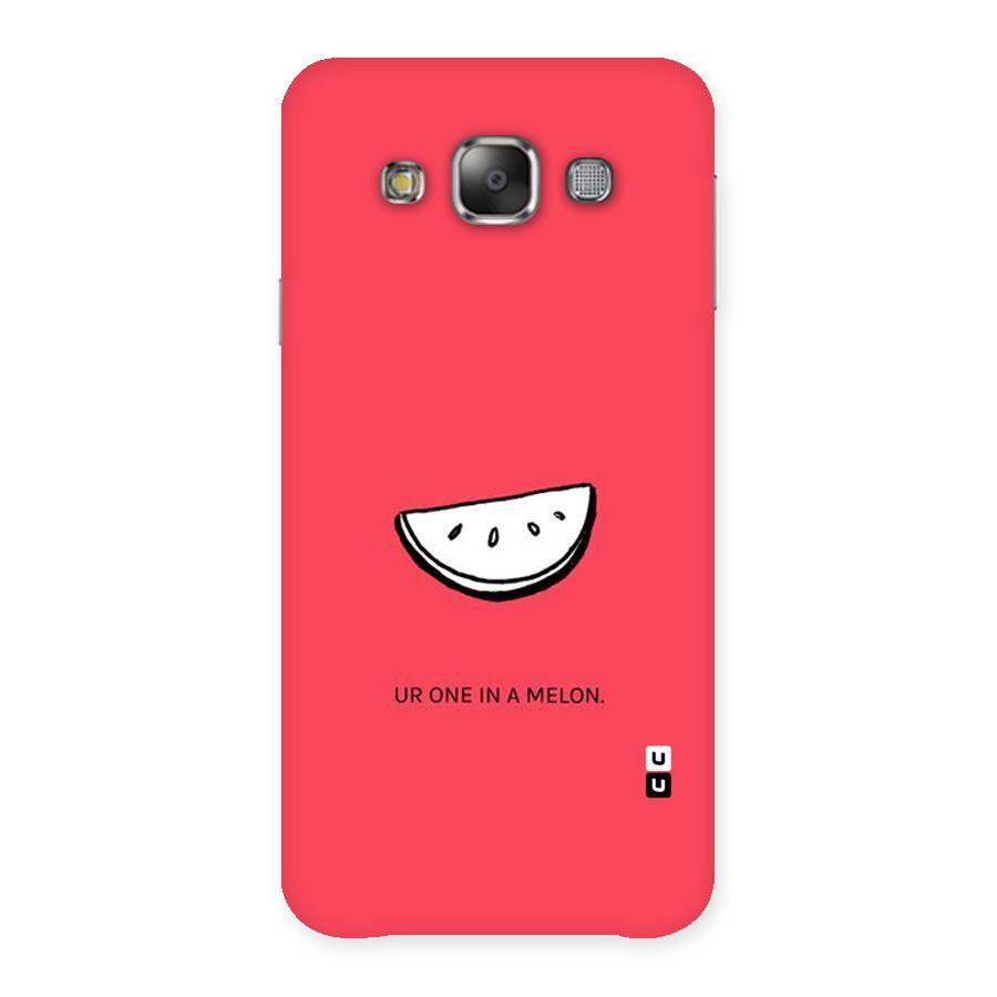 One In Melon Back Case for Galaxy E7