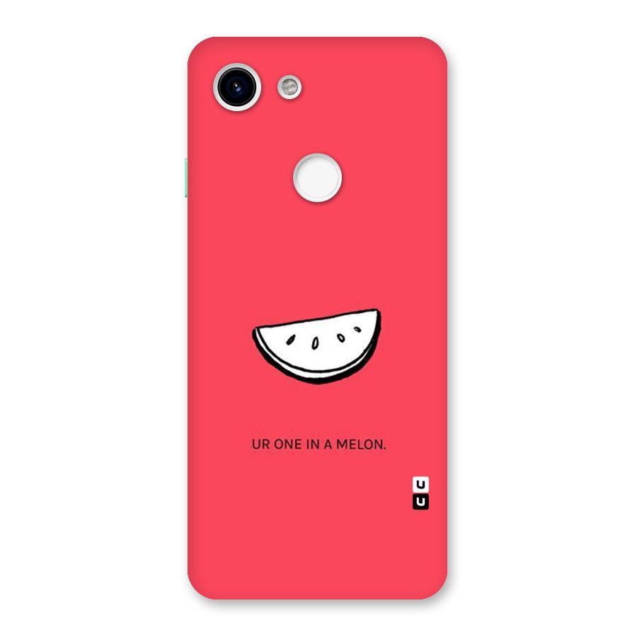 One In Melon Back Case for Google Pixel 3