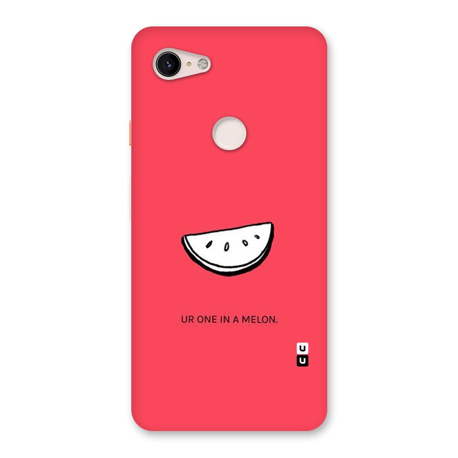 One In Melon Back Case for Google Pixel 3 XL