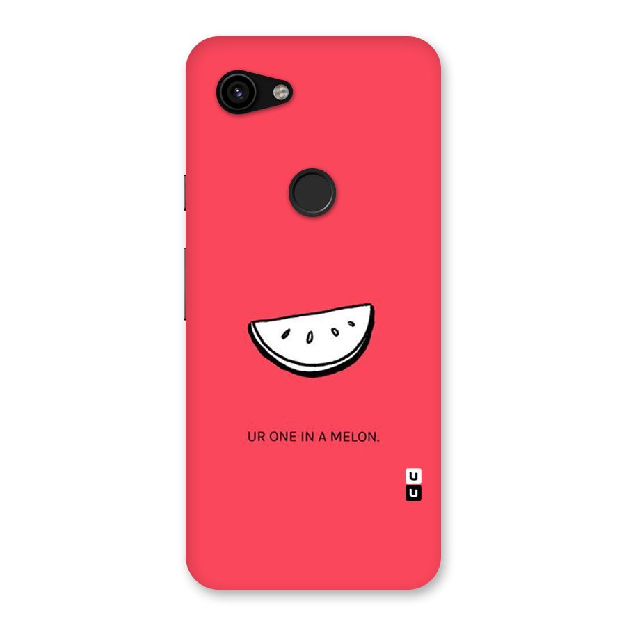One In Melon Back Case for Google Pixel 3a