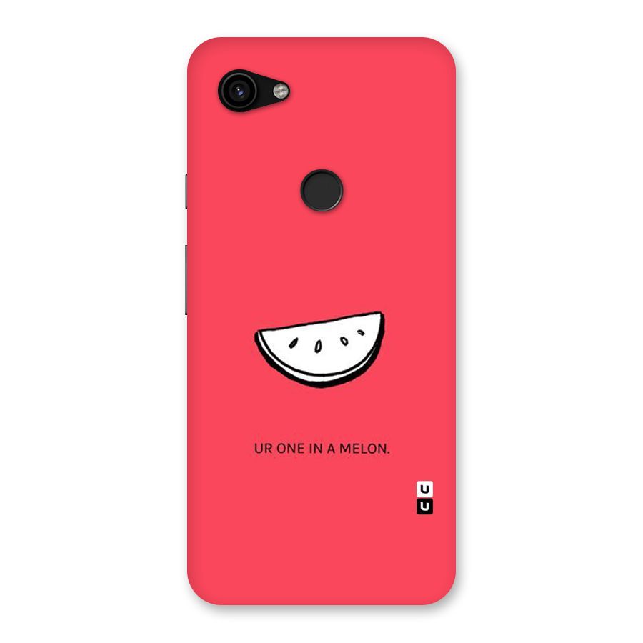 One In Melon Back Case for Google Pixel 3a XL