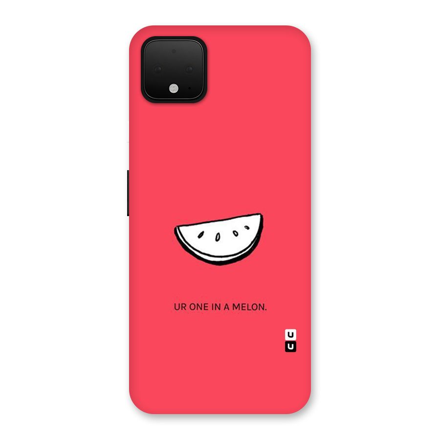 One In Melon Back Case for Google Pixel 4 XL