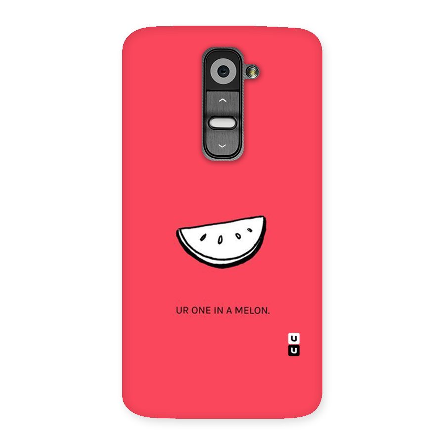 One In Melon Back Case for LG G2