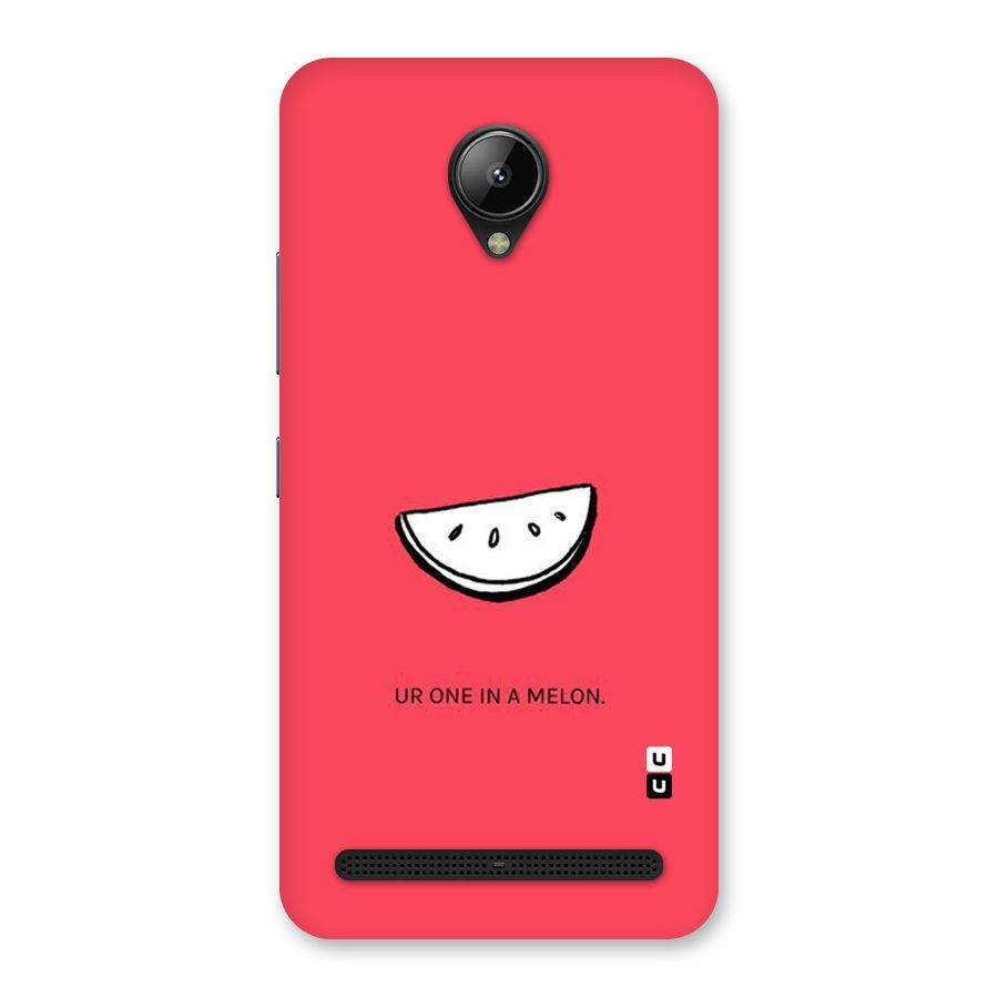 One In Melon Back Case for Lenovo C2