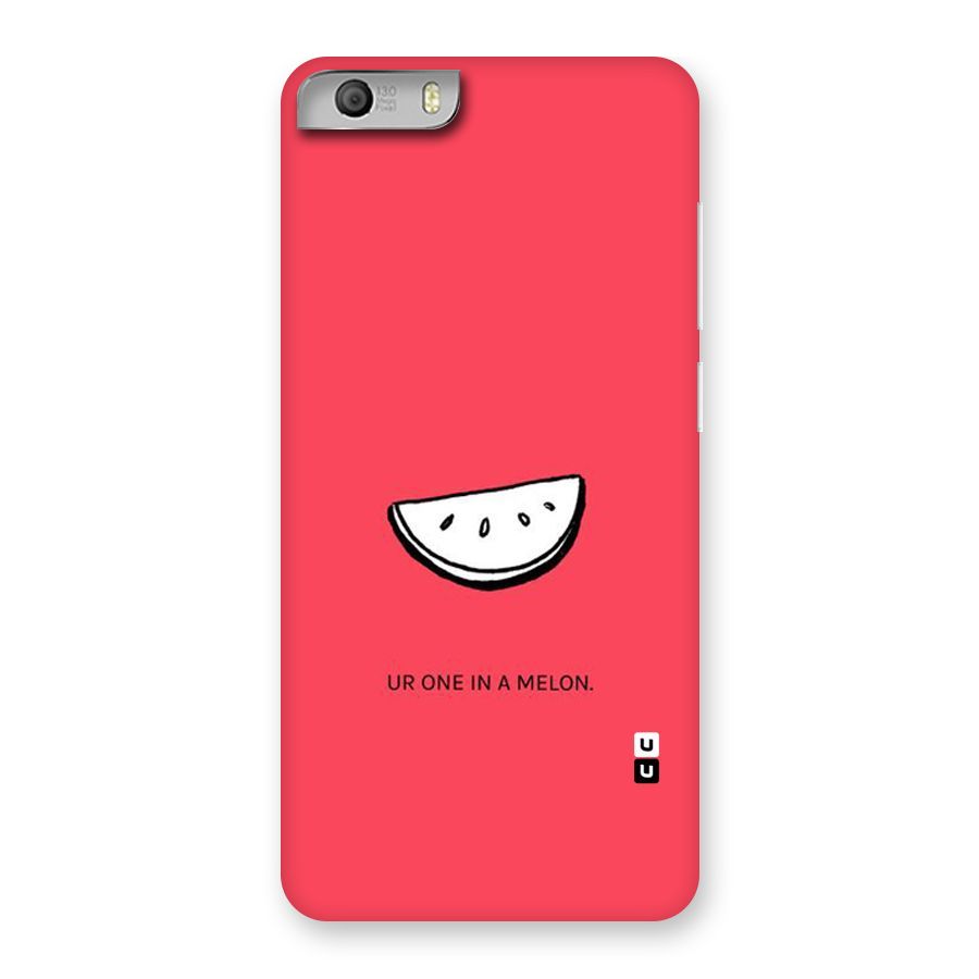One In Melon Back Case for Micromax Canvas Knight 2