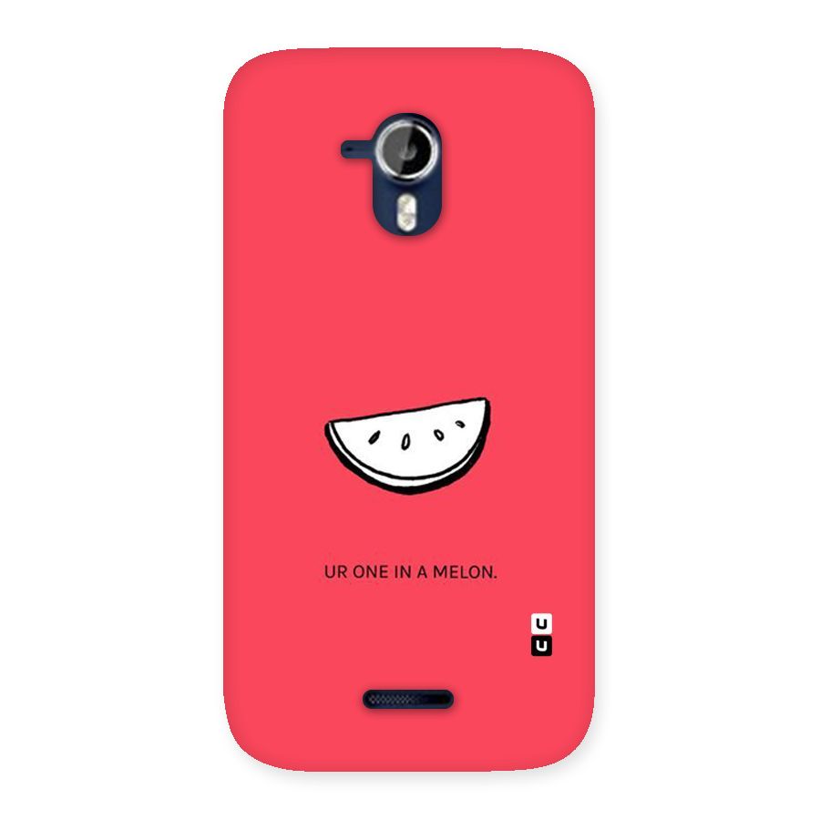 One In Melon Back Case for Micromax Canvas Magnus A117