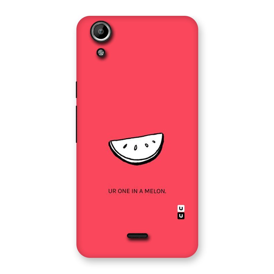 One In Melon Back Case for Micromax Canvas Selfie Lens Q345