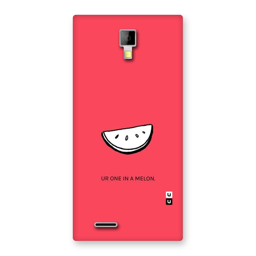 One In Melon Back Case for Micromax Canvas Xpress A99