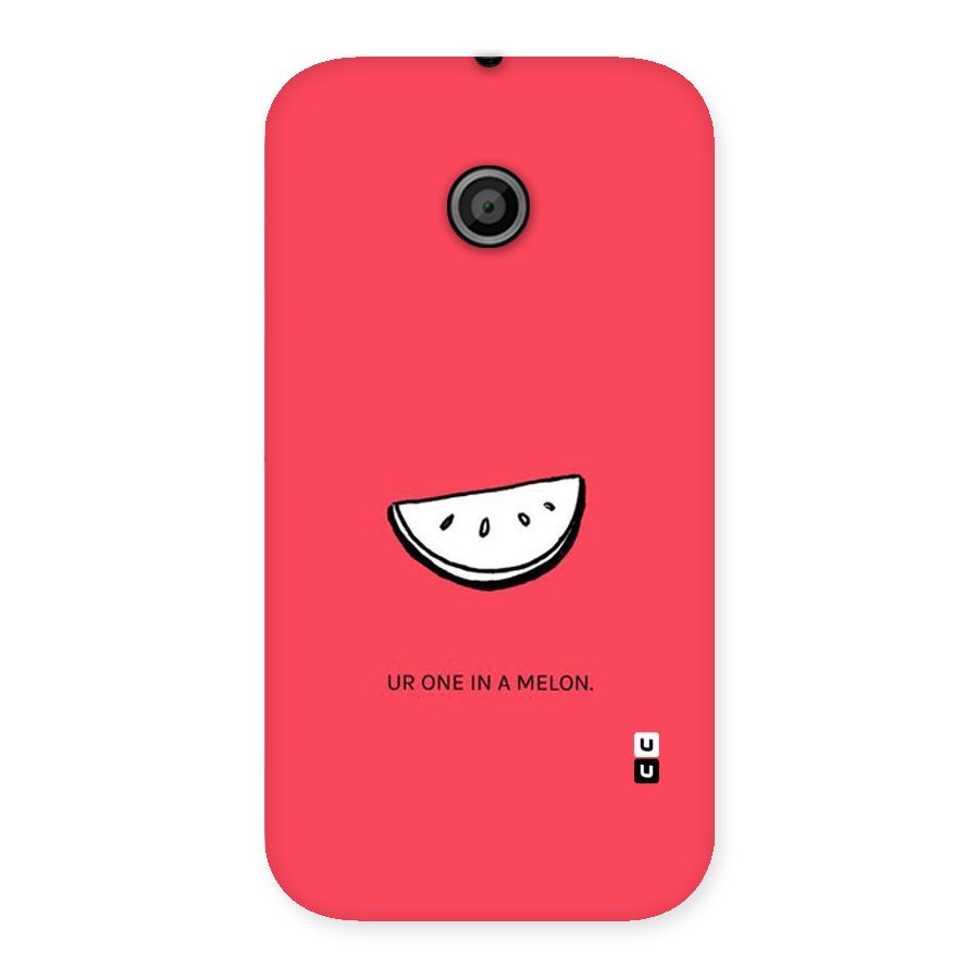 One In Melon Back Case for Moto E