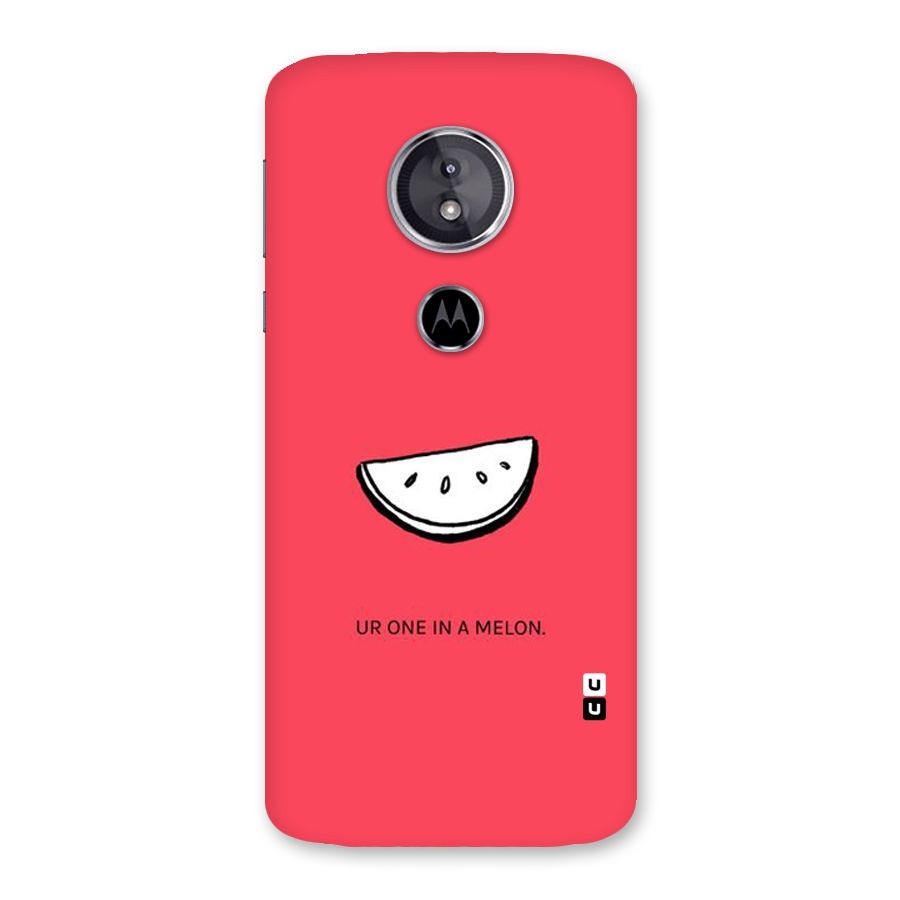 One In Melon Back Case for Moto E5