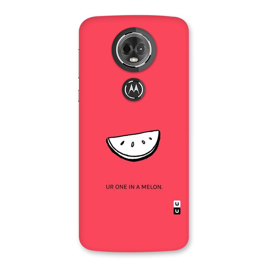 One In Melon Back Case for Moto E5 Plus