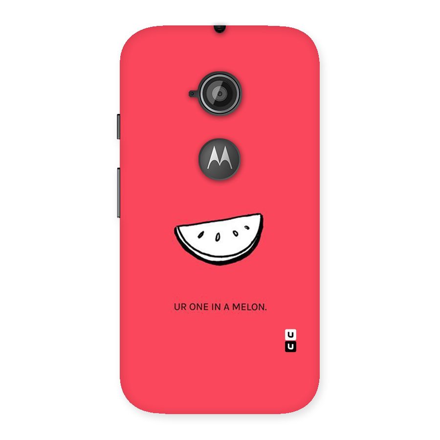 One In Melon Back Case for Moto E 2nd Gen