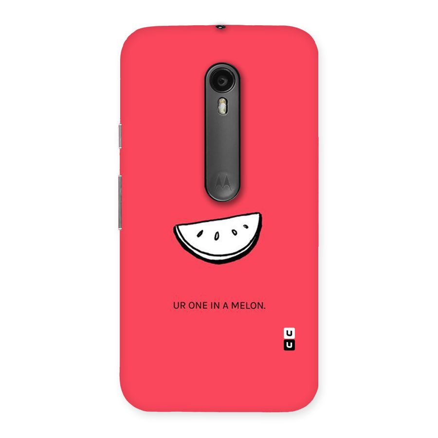 One In Melon Back Case for Moto G3