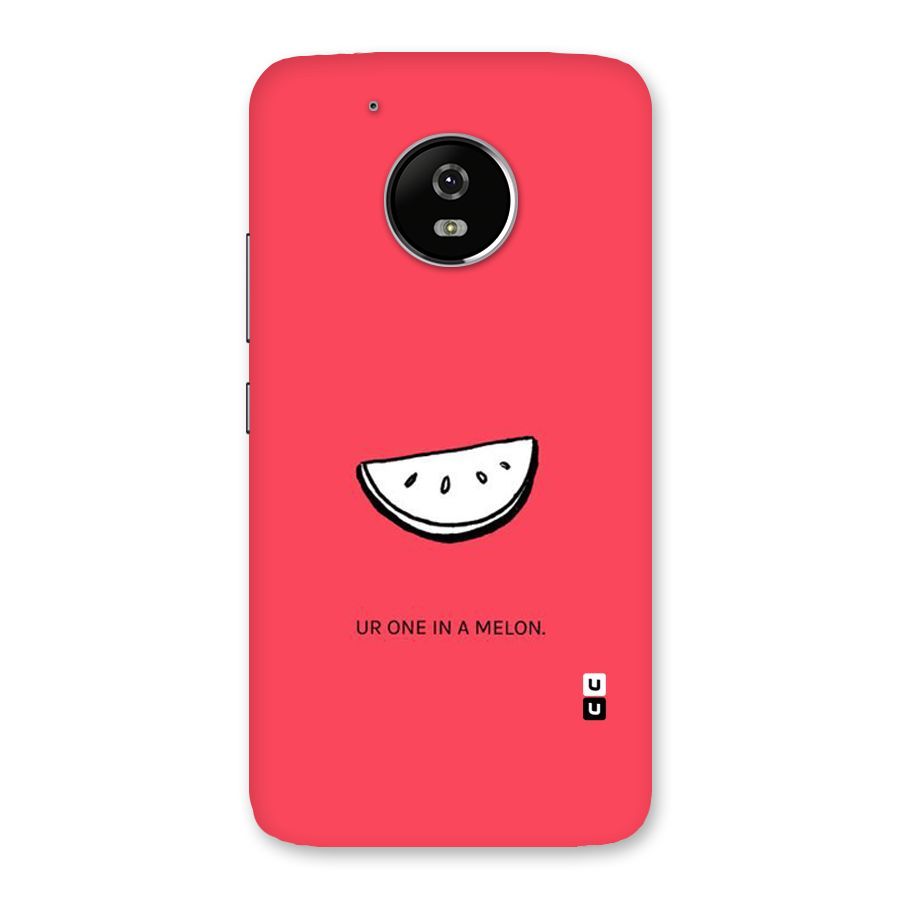One In Melon Back Case for Moto G5