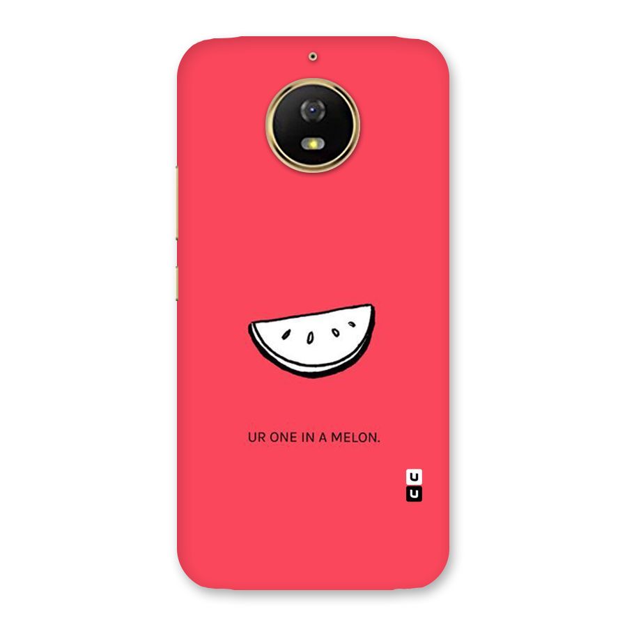 One In Melon Back Case for Moto G5s