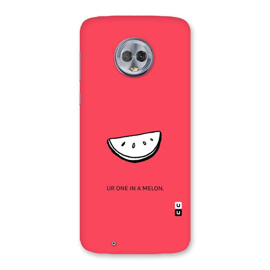 One In Melon Back Case for Moto G6