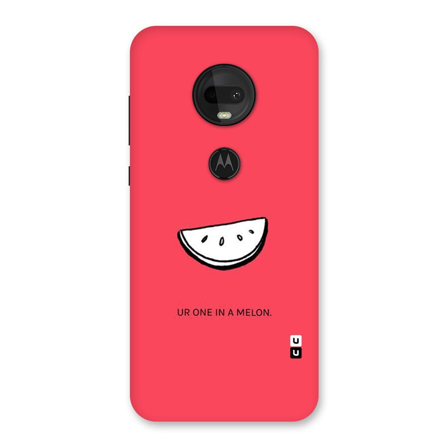 One In Melon Back Case for Moto G7
