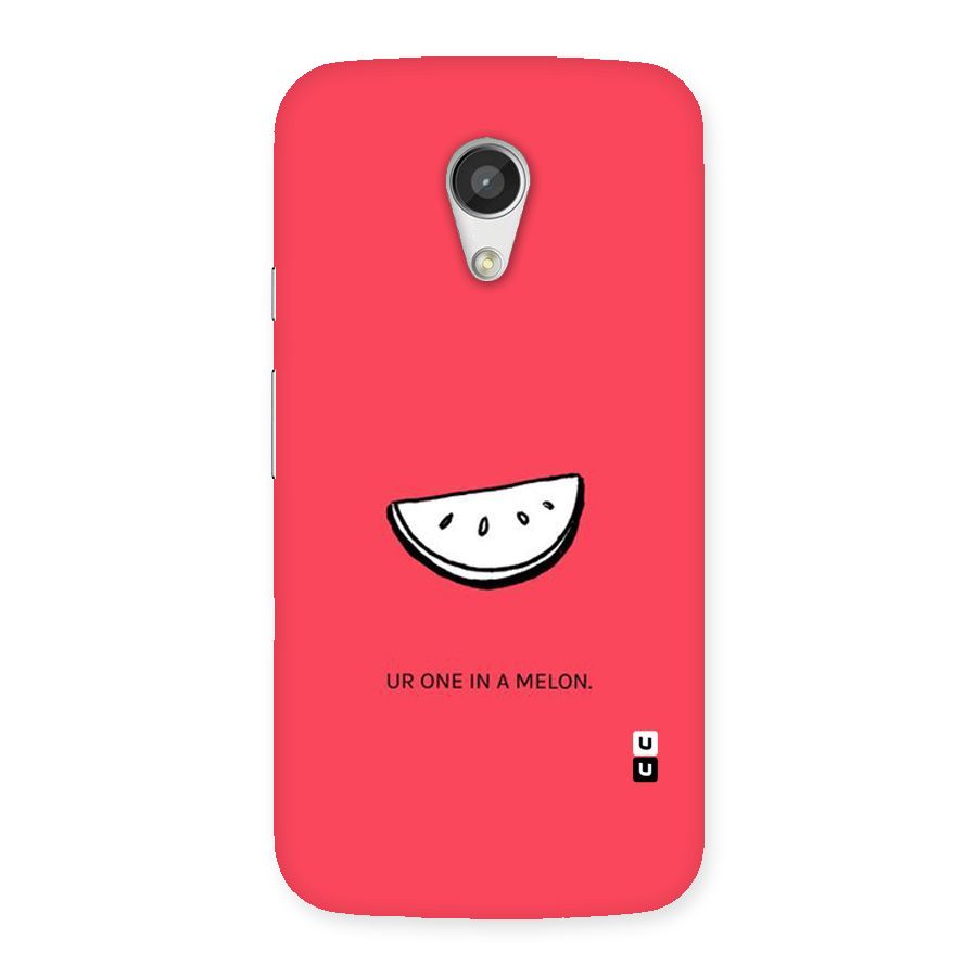 One In Melon Back Case for Moto G 2nd Gen