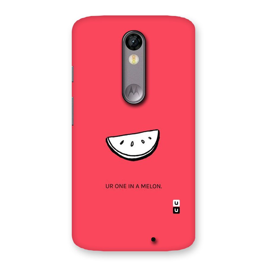 One In Melon Back Case for Moto X Force