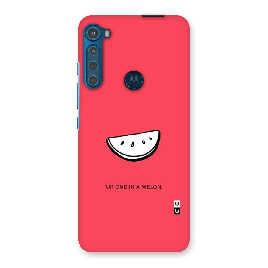One In Melon Back Case for Motorola One Fusion Plus