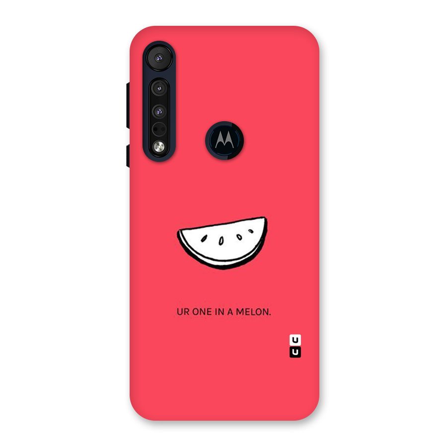 One In Melon Back Case for Motorola One Macro