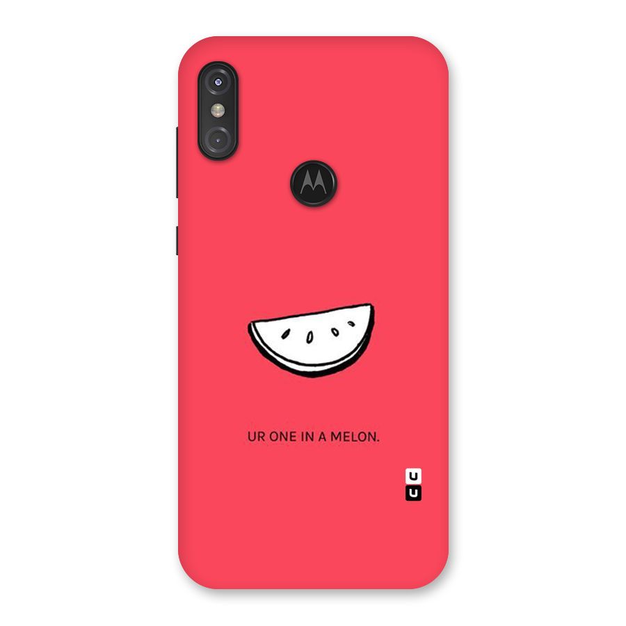 One In Melon Back Case for Motorola One Power