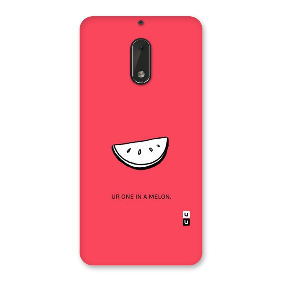One In Melon Back Case for Nokia 6