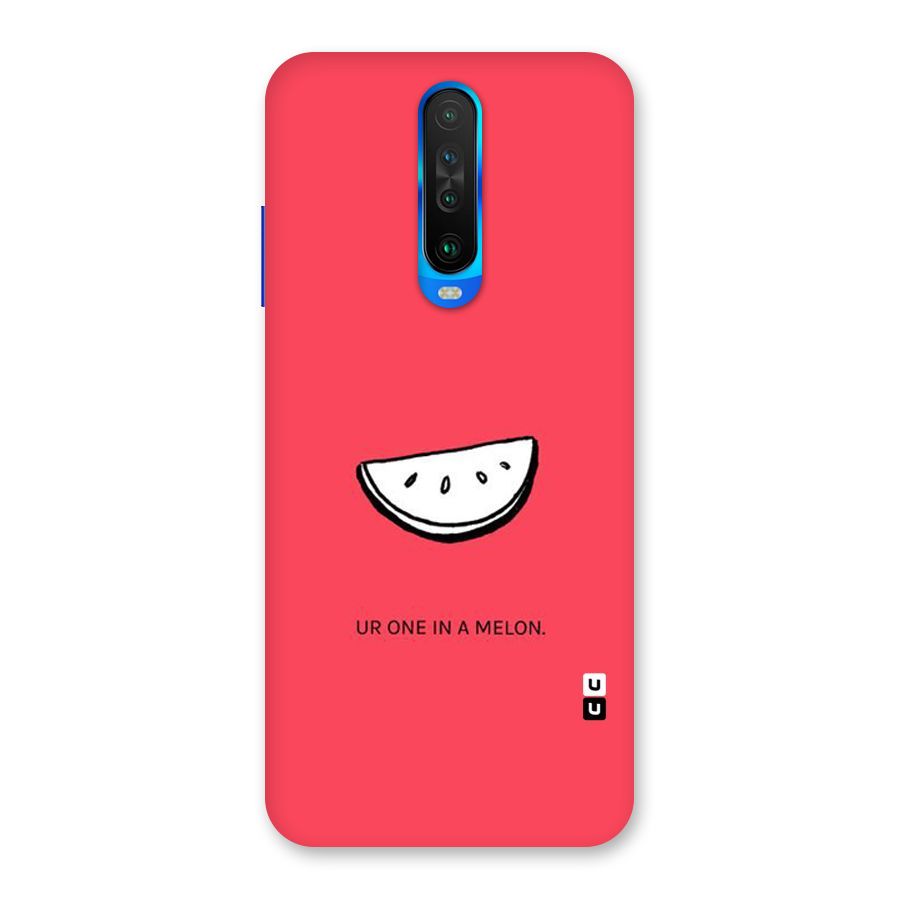 One In Melon Back Case for Poco X2