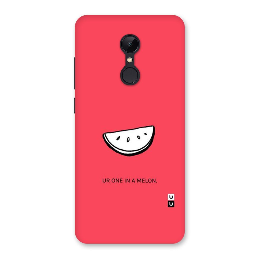 One In Melon Back Case for Redmi 5
