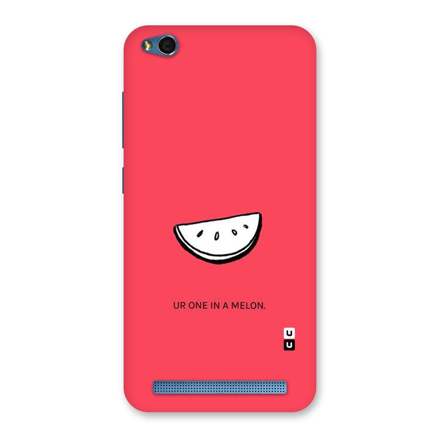 One In Melon Back Case for Redmi 5A