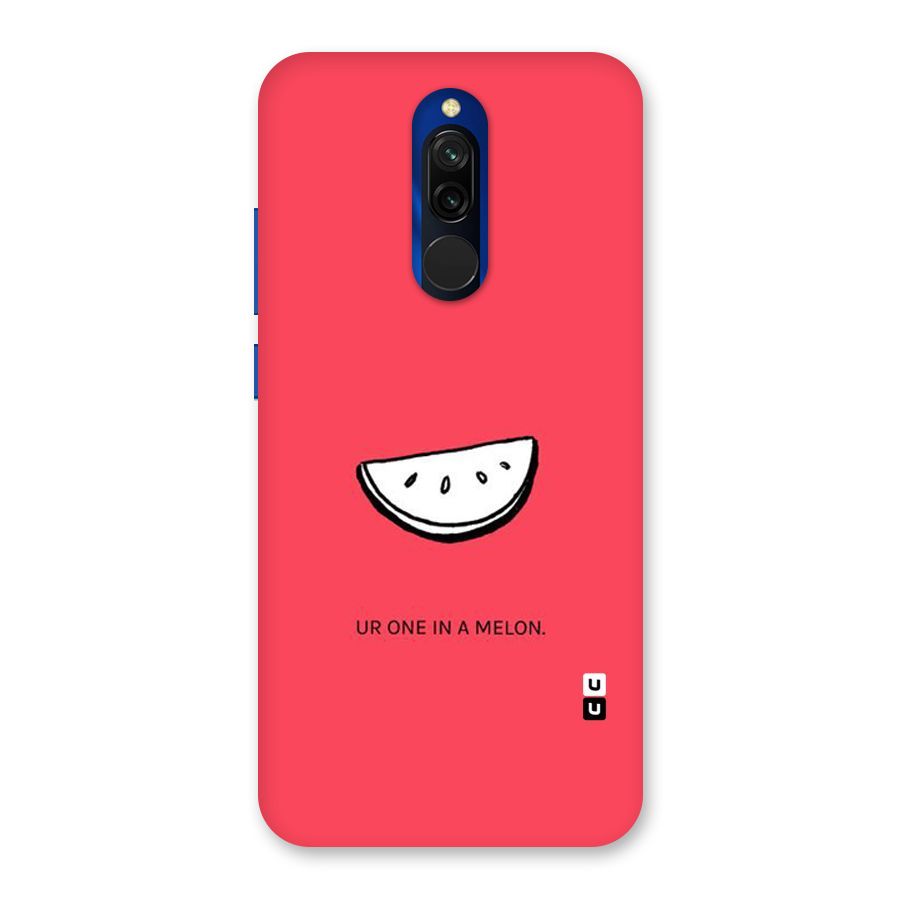One In Melon Back Case for Redmi 8