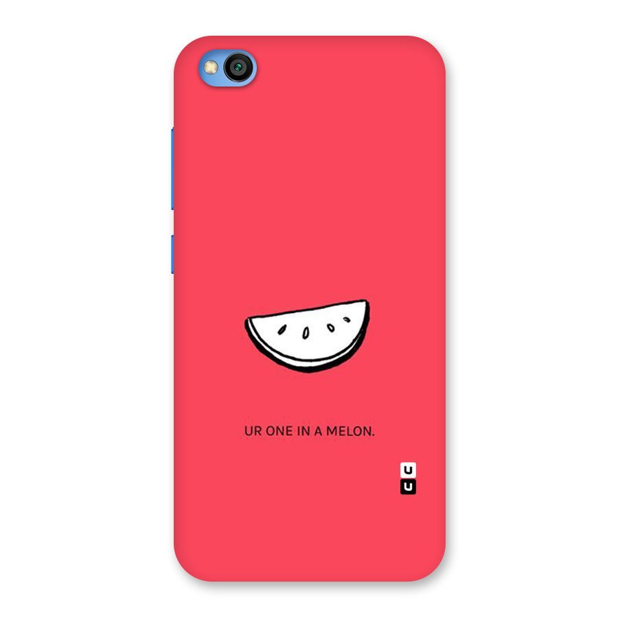 One In Melon Back Case for Redmi Go