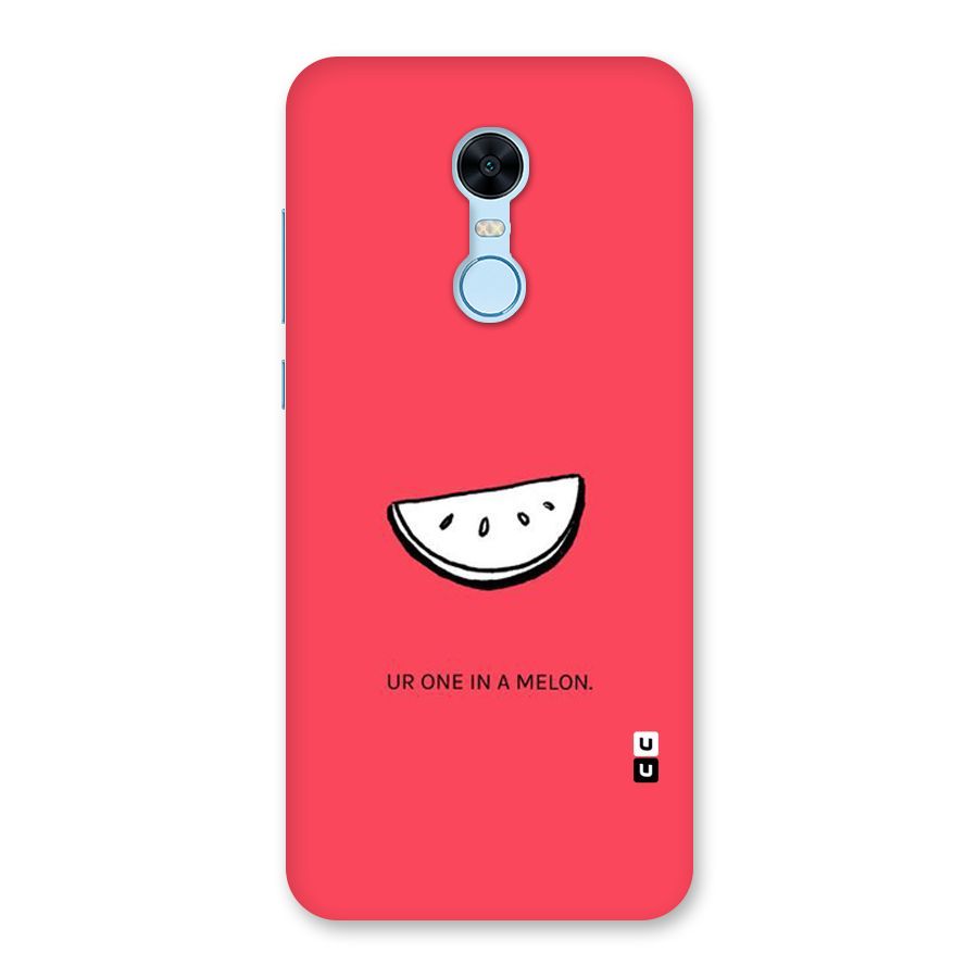 One In Melon Back Case for Redmi Note 5