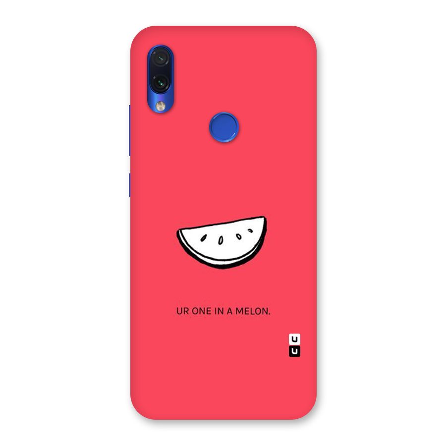 One In Melon Back Case for Redmi Note 7