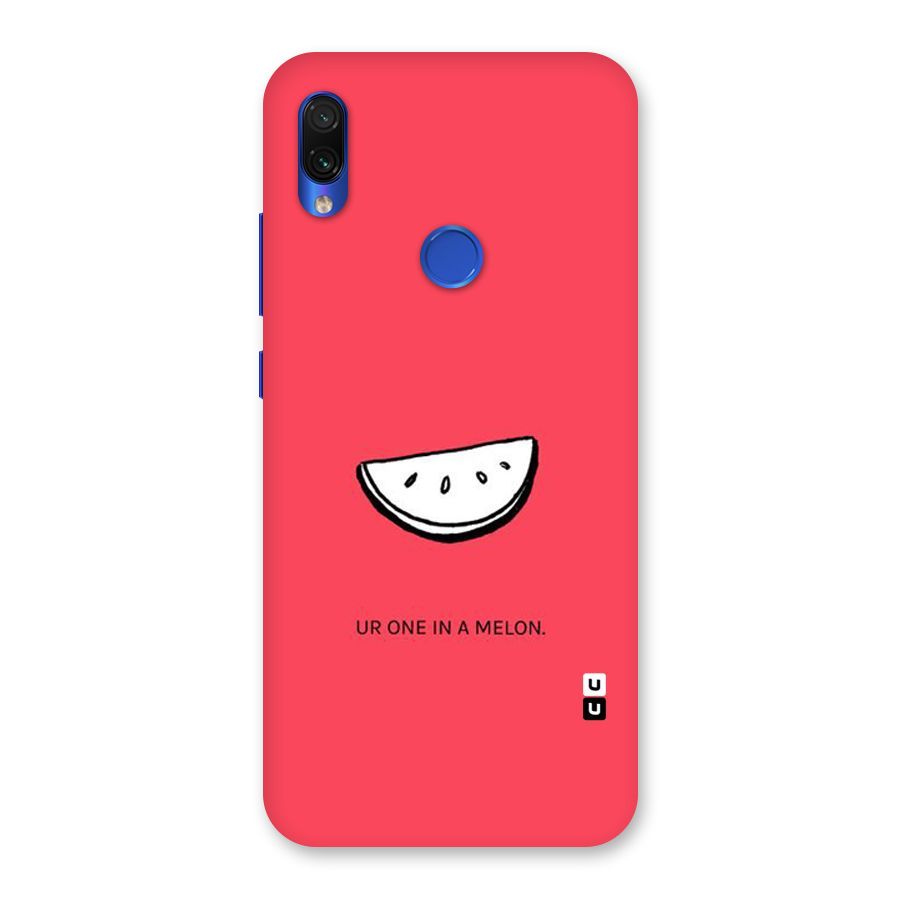 One In Melon Back Case for Redmi Note 7S