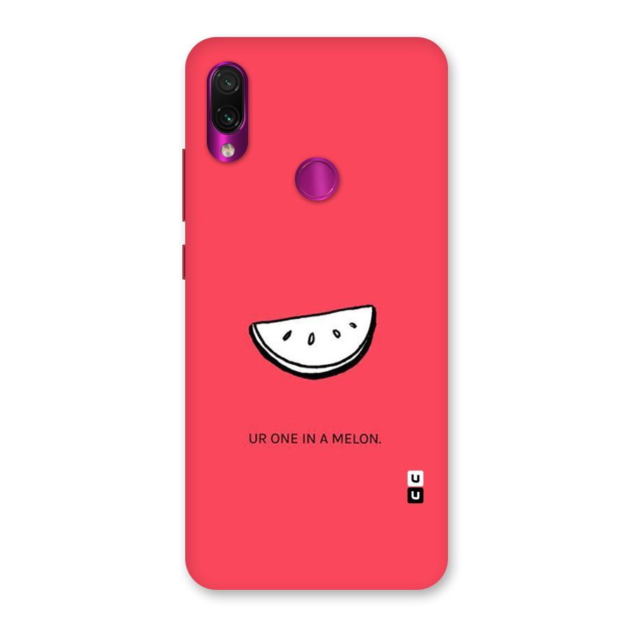 One In Melon Back Case for Redmi Note 7 Pro