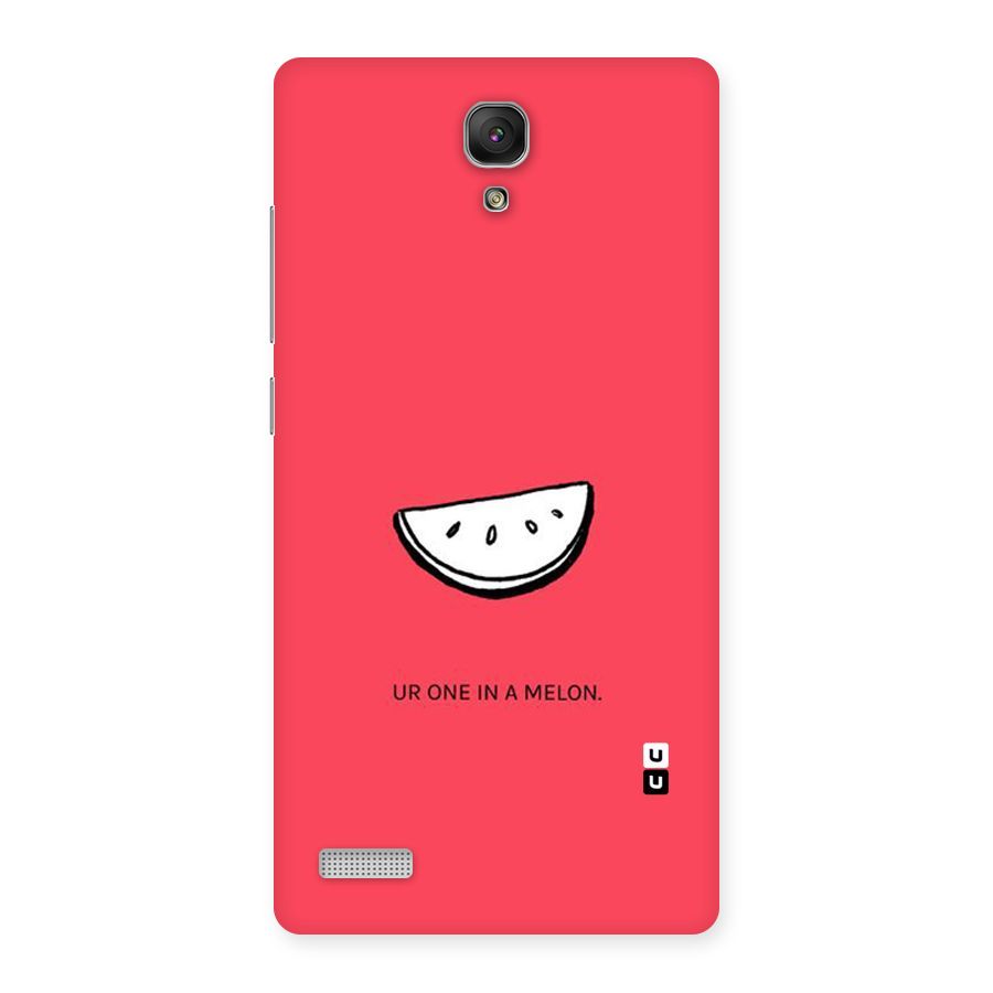 One In Melon Back Case for Redmi Note Prime