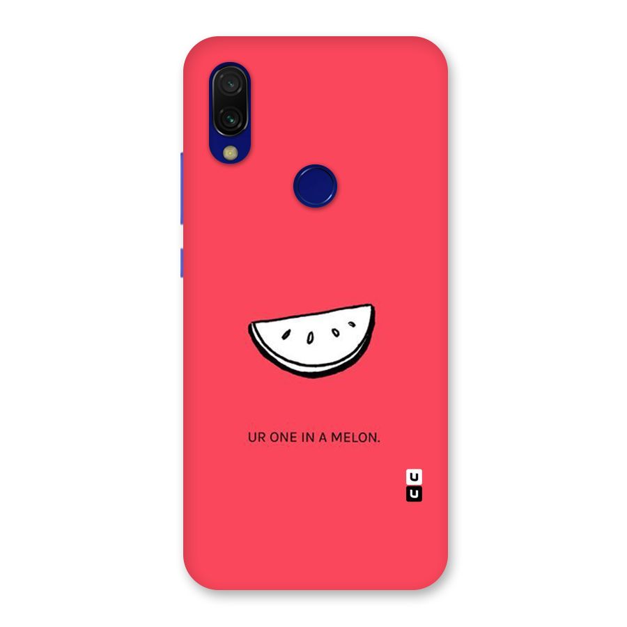 One In Melon Back Case for Redmi Y3