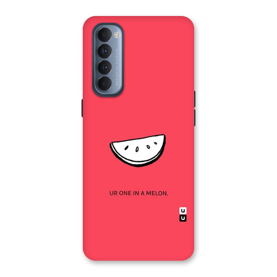 One In Melon Back Case for Reno4 Pro
