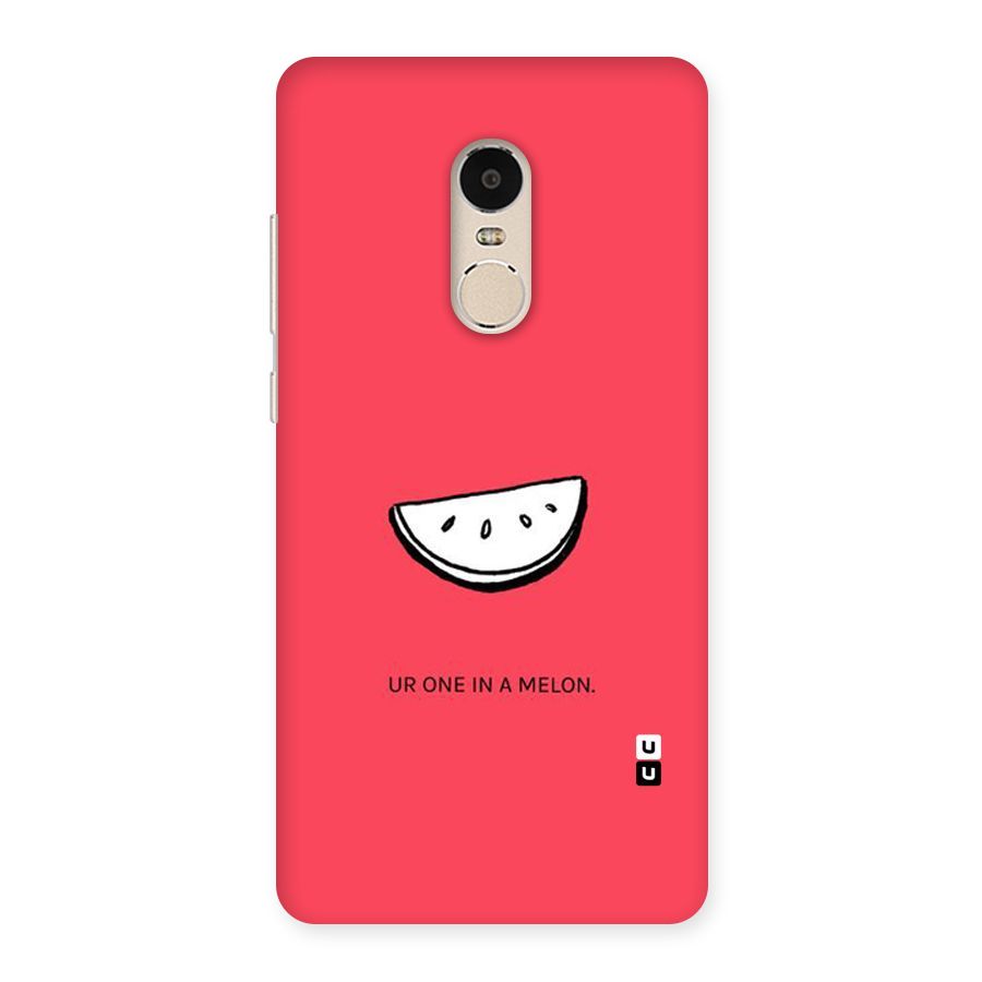 One In Melon Back Case for Xiaomi Redmi Note 4