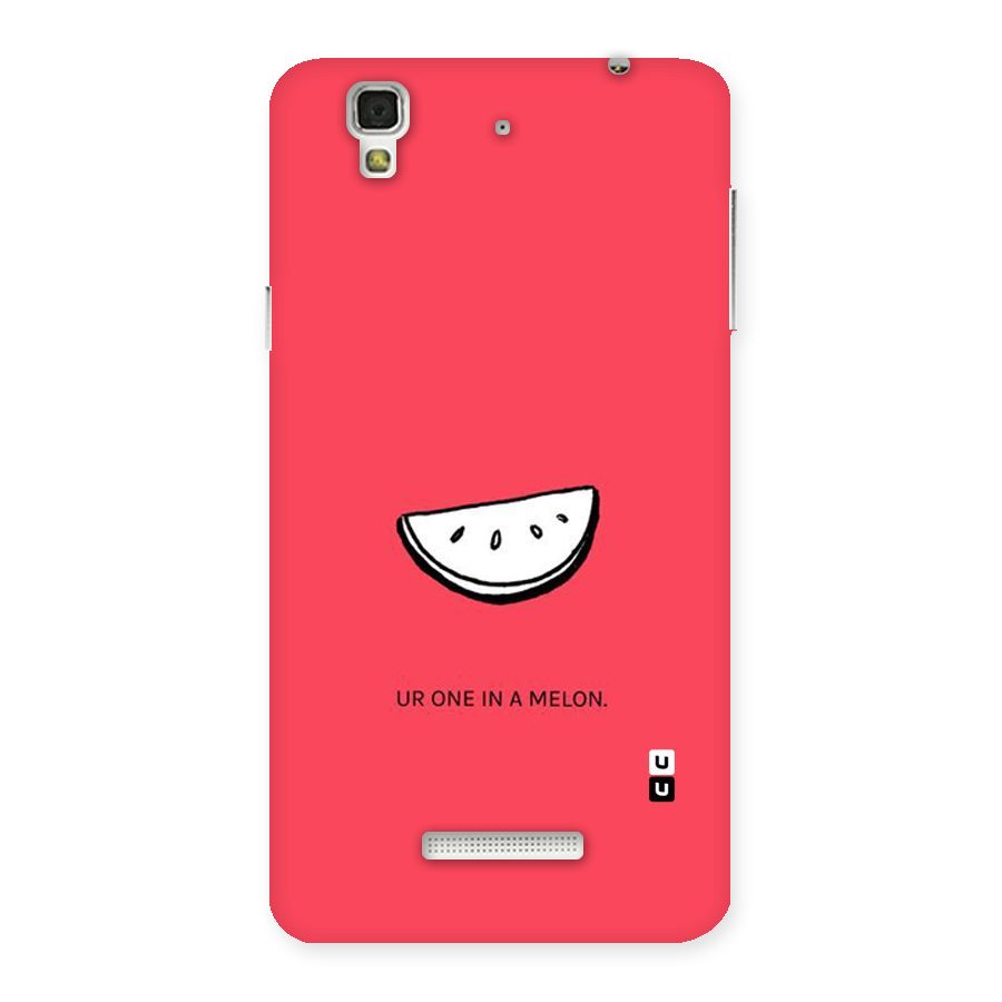 One In Melon Back Case for Yu Yureka