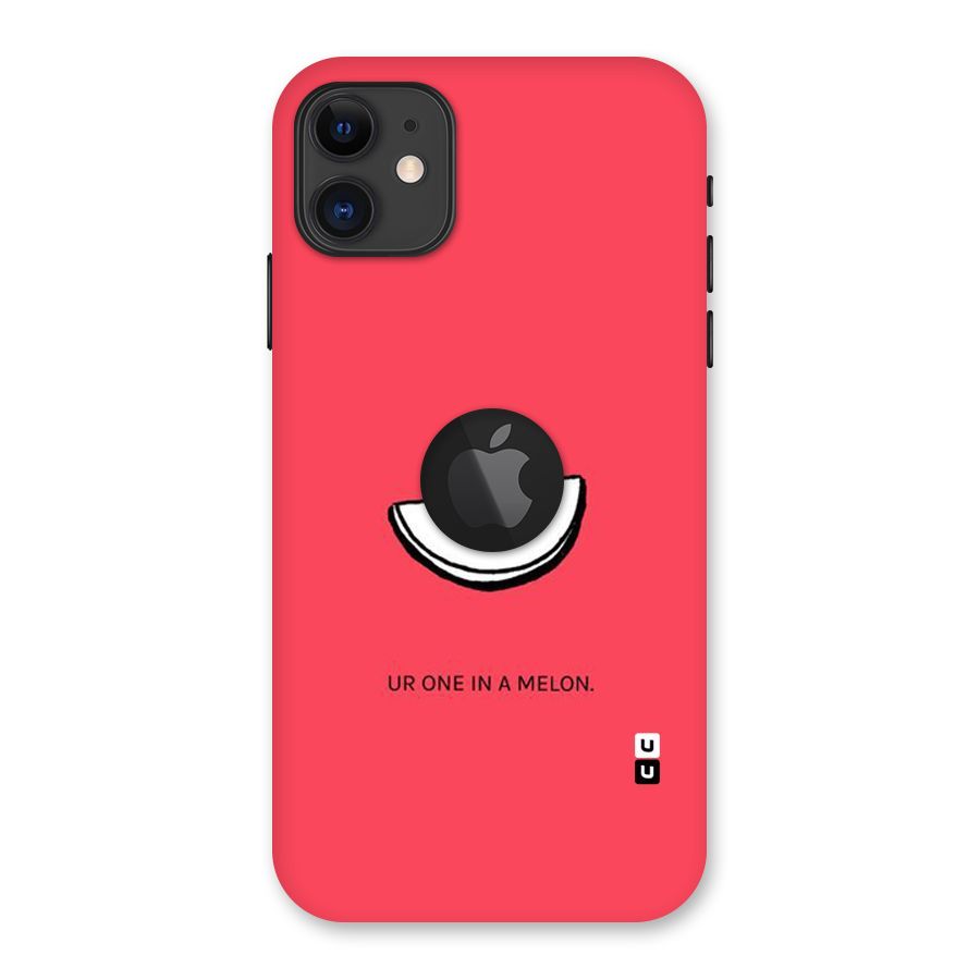 One In Melon Back Case for iPhone 11 Logo Cut