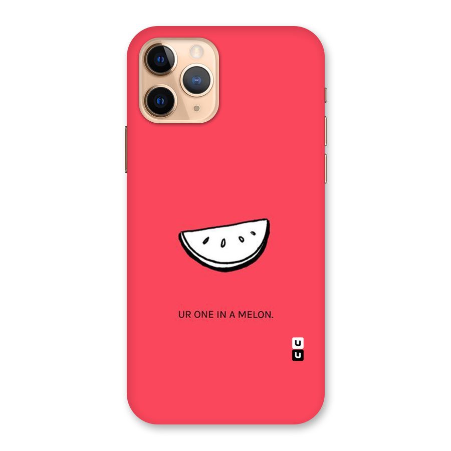 One In Melon Back Case for iPhone 11 Pro