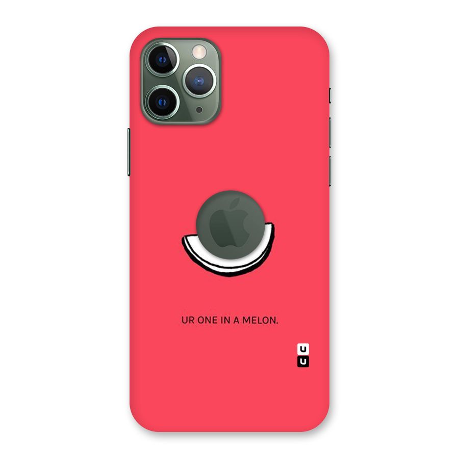 One In Melon Back Case for iPhone 11 Pro Logo  Cut