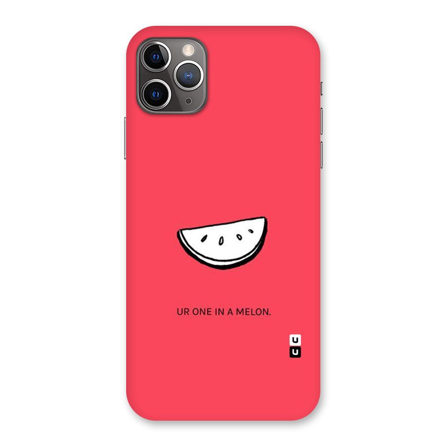 One In Melon Back Case for iPhone 11 Pro Max