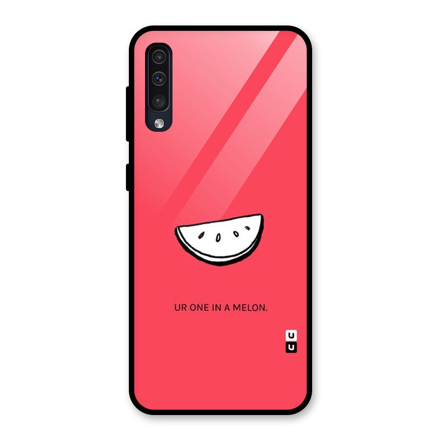 One In Melon Glass Back Case for Galaxy A50